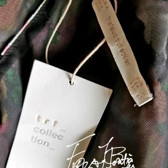 💥NWT💥 ZARA FLORAL MINI DRESS SZ L - Picture 6 of 6